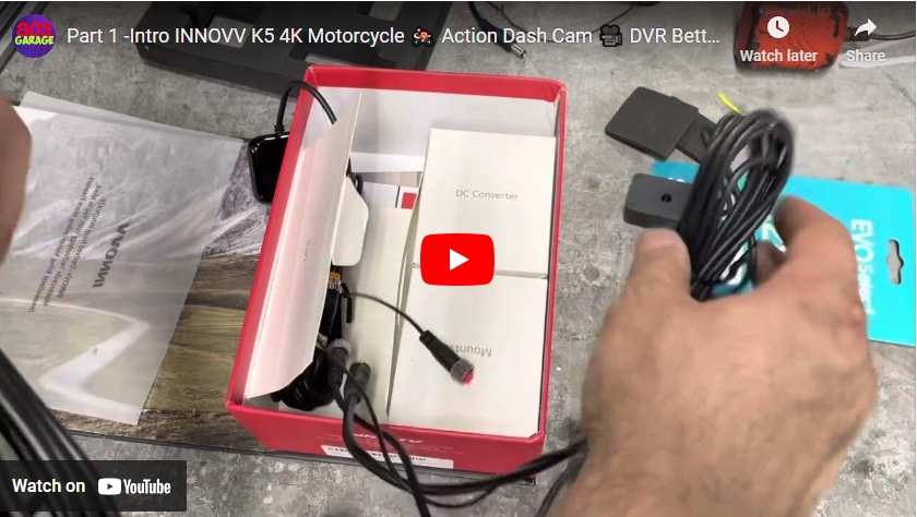INNOVV K5 Motorcycle Dashcam System Unboxing & Road Test